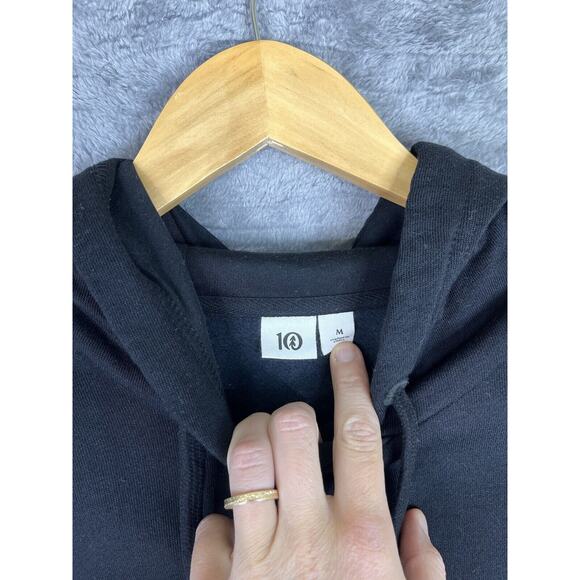 Tentree Mens M Reynard Colorblock Hoodie Organic Treefleece Recycled - Picture 4 of 5